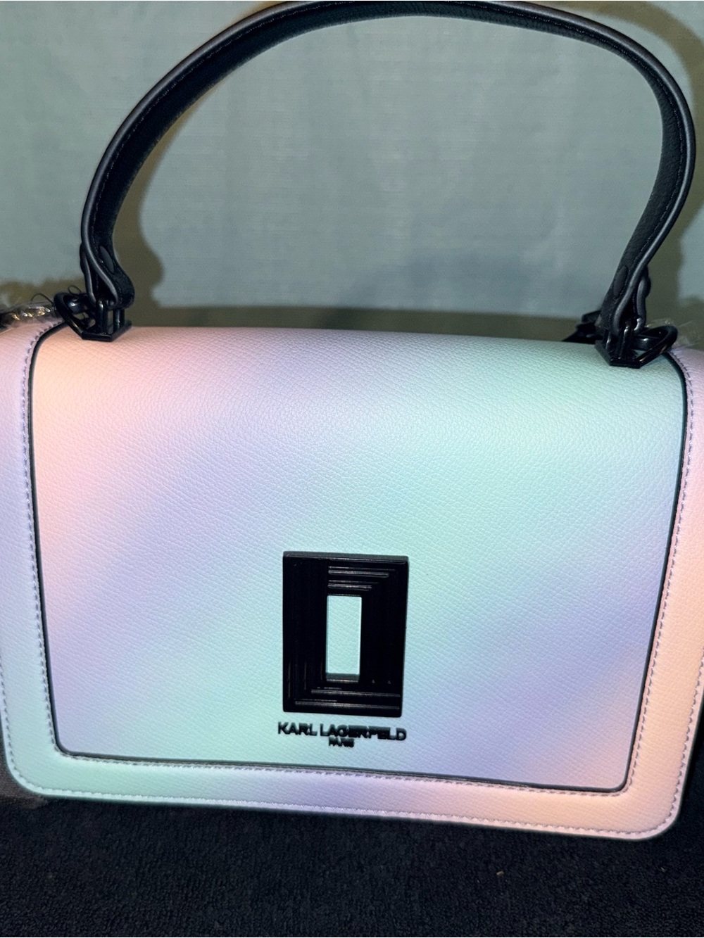 Karl Lagerfeld Pastel Gradient Top-Handle Bag